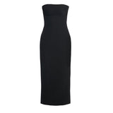 Margot Black Midi Dress