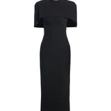 Margot Midi Cape Dress