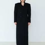 It Girl Double-Breasted Tailored Coat