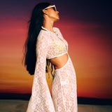Sunset Lace Cut-Out Maxi Dress
