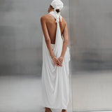 Thea Knotted White Dress