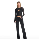 Gia Ruched Long Sleeve Top