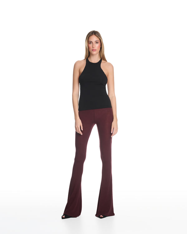 Helsa Knitted Plum Pants