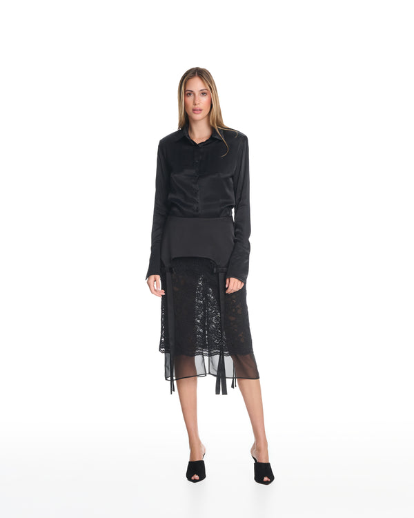 Serena Black Skirt