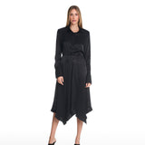 Jane Asymmetric Black Skirt