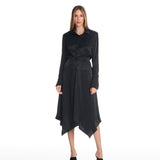 Jane Asymmetric Black Skirt