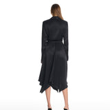 Jane Asymmetric Black Skirt