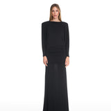 Manon Long Black Dress