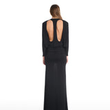 Manon Long Black Dress