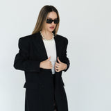 It Girl Double-Breasted Tailored Coat