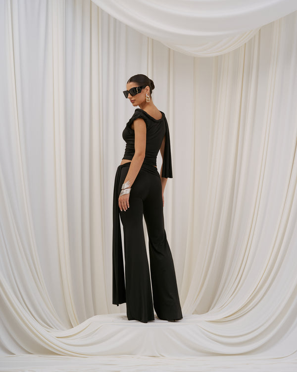 Tiana Twisted Black Top