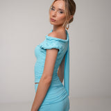 Tiana Twisted Mini Baby Blue Set