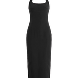 Jennie Black Midi Dress