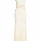 Noire Long Butter Dress