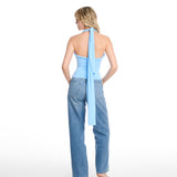 Hyuna Twisted Baby Blue Top