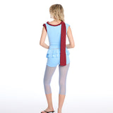 Ruffle Baby Blue Micro Shorts