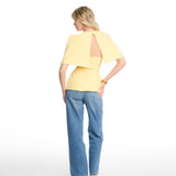 Scarlet Butter Cape Top