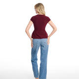 Icon Burgundy Padded Top