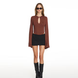 Olivia Brown Bodysuit