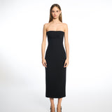 Margot Black Midi Dress