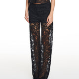 Aria Black Lace Pants