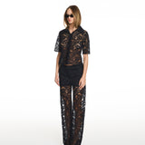 Aria Black Lace Shirt