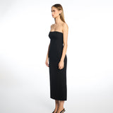 Margot Black Midi Dress