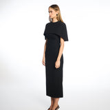 Margot Midi Cape Dress