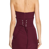 Envy Burgundy Corset