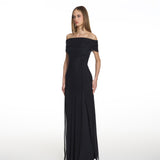 AXEL113 x GRAMA Afterhours Long Black Dress