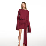 Paloma Burgundy Dress