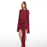 Paloma Burgundy Dress