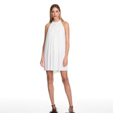 Thea Knotted White Mini Dress