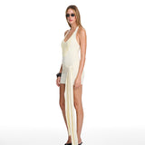 Gigi Mini Fringe Butter Dress