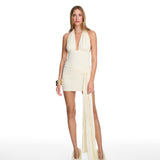 Coco Draped Mini Butter Dress