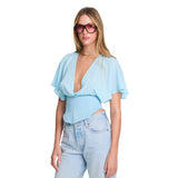 Millie Blue Corset Top