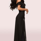 AXEL113 x GRAMA Afterhours Long Black Dress