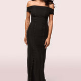 AXEL113 x GRAMA Afterhours Long Black Dress