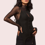 AXEL113 x GRAMA Backstage Mini Black Dress